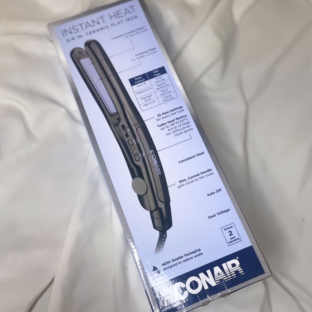 Conair instant heat shake straightener